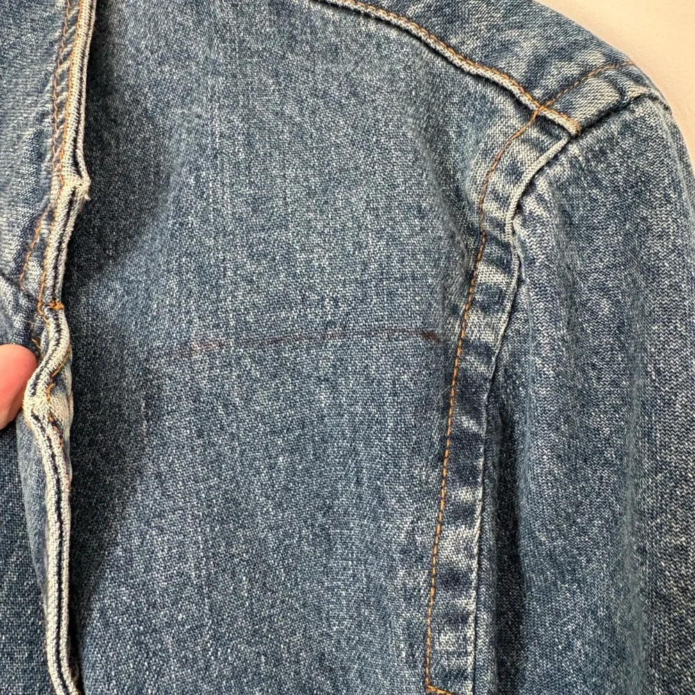Vintage Ralph Lauren Women's Denim Blazer - Picture 4 of 7